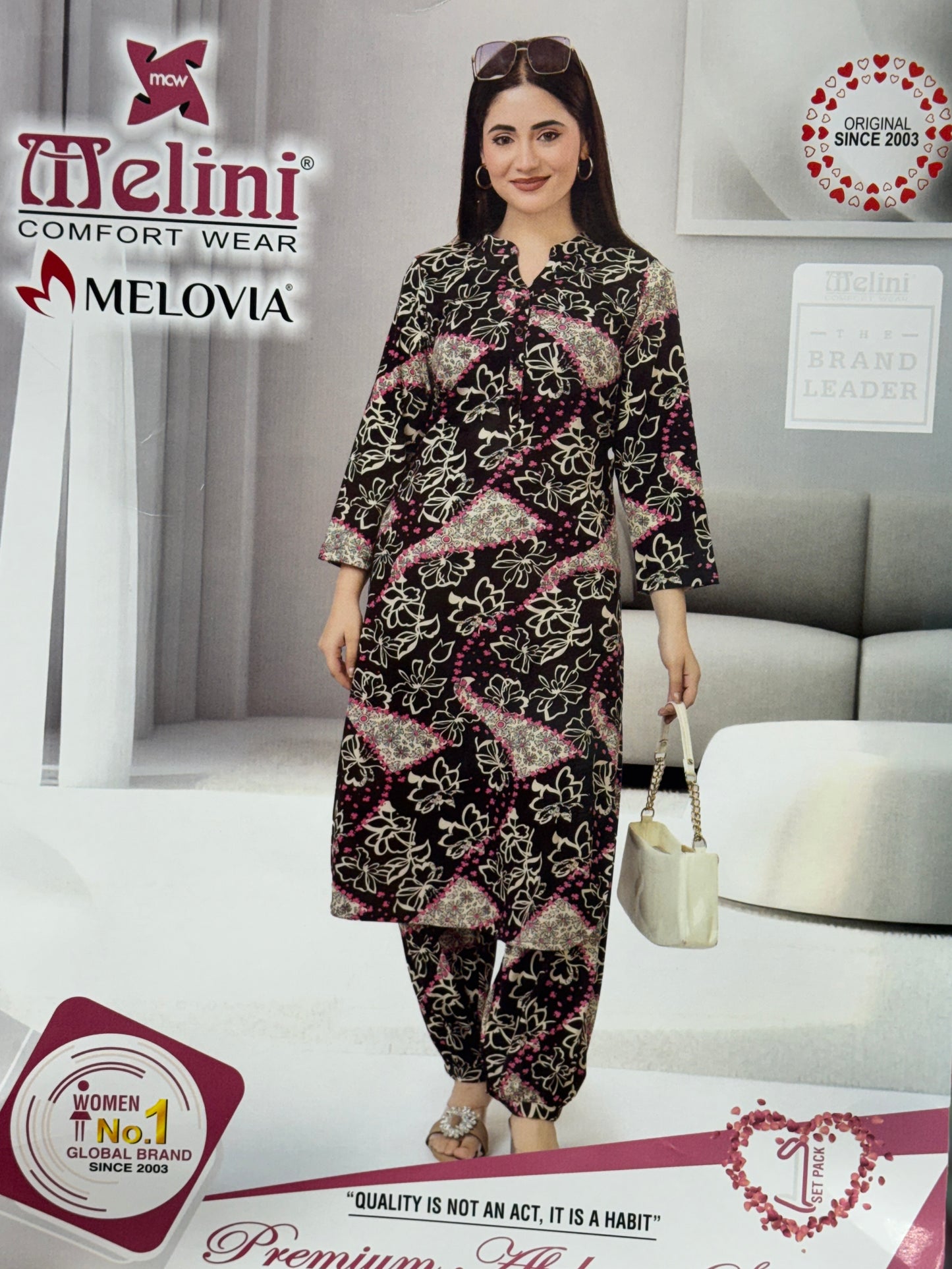 ORIGINAL MELINI NIGHT SUIT AFGANI SALWAR