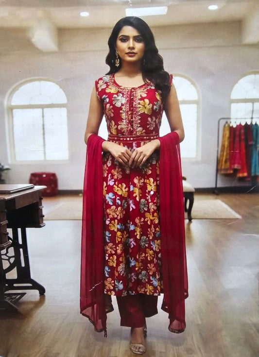 Designer frock suit D739