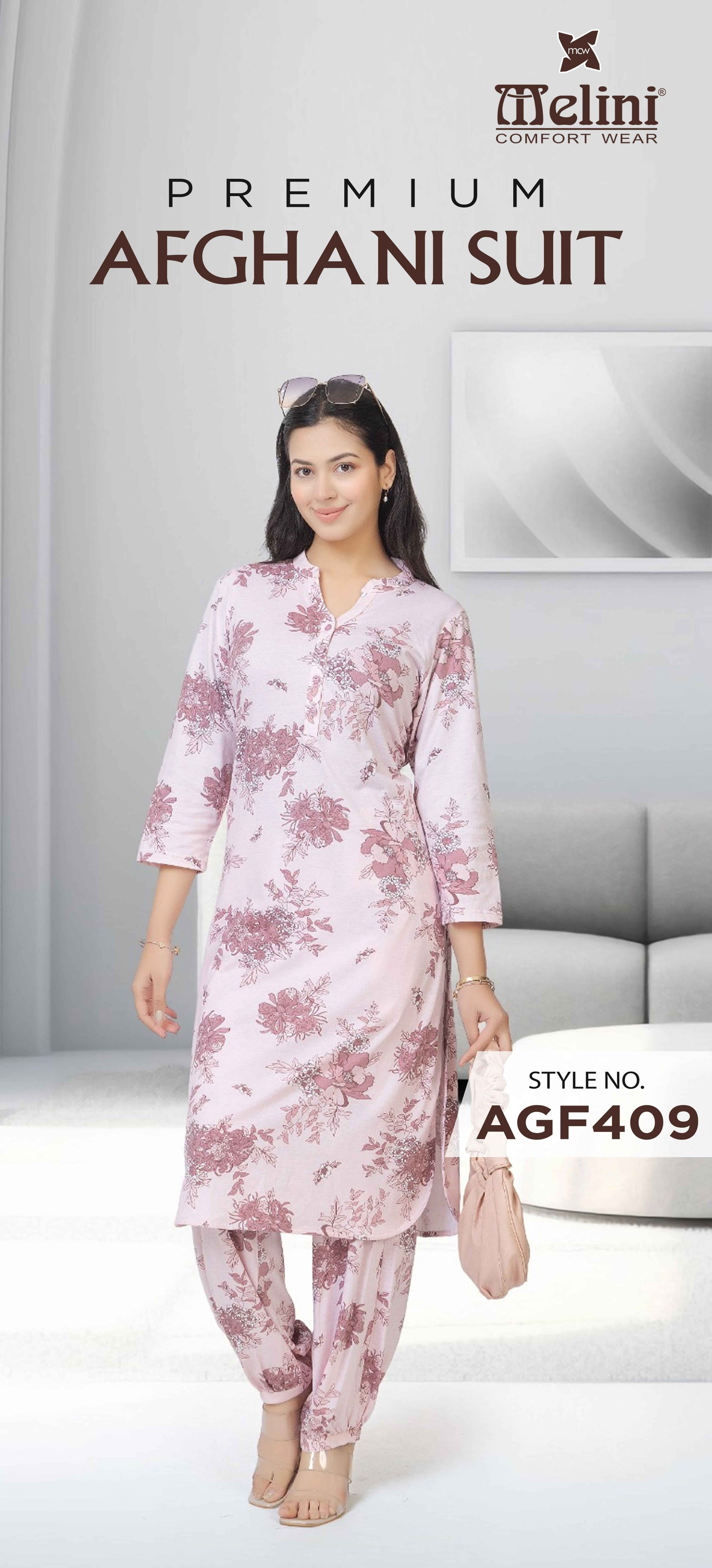 MELINI NIGHT SUIT AFGANI SALWAR [ XL ]