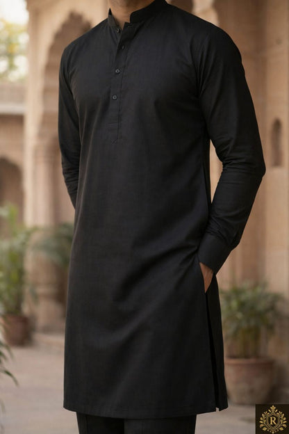 Men’s Matte Cotton premium Kurta Pyjama Set Regular Fit Full Sleeve Festive Wear