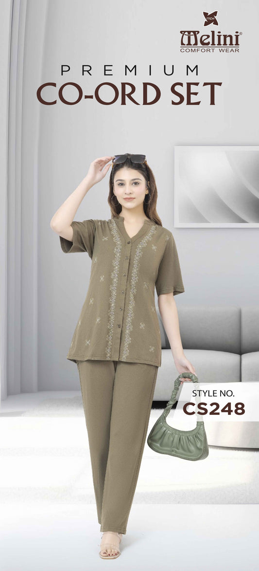 MELINI PREMIUM CO-ORD SETS [ L TO 4XL ]