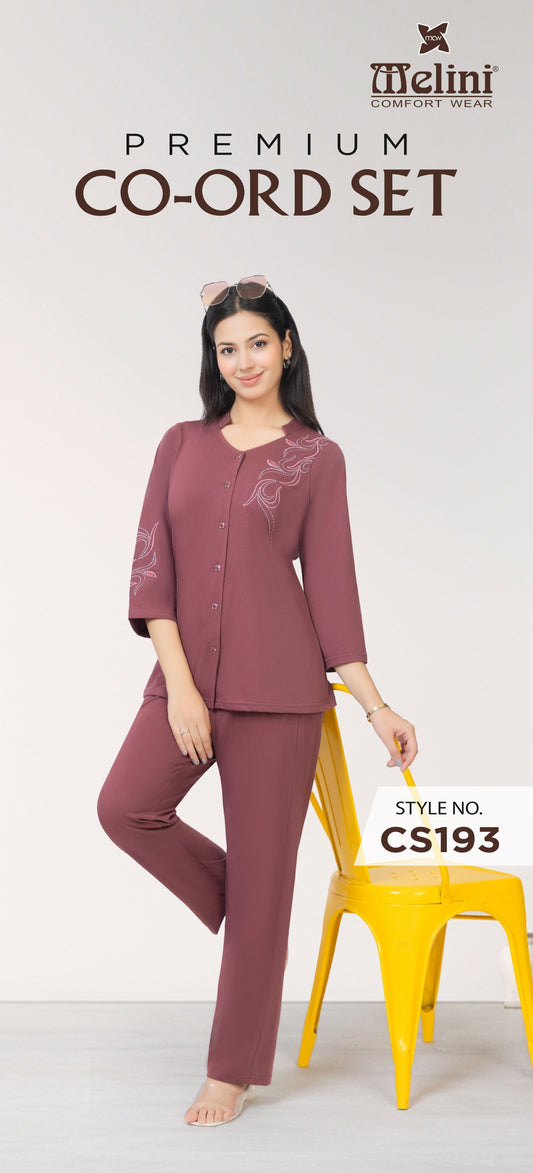 MELINI PREMIUM CO-ORD SETS [ L TO XXL ]