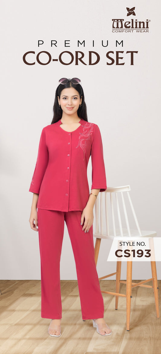MELINI PREMIUM CO-ORD SETS [ L TO XXL ]