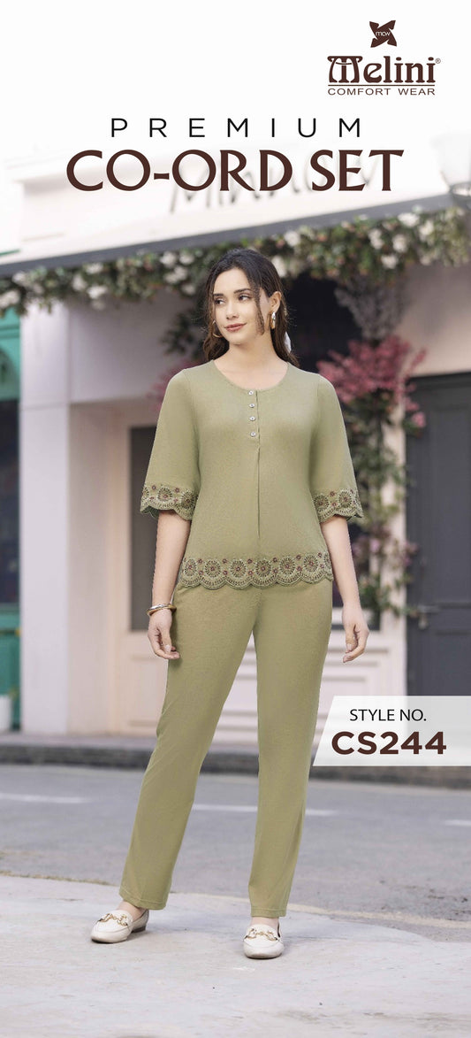 MELINI PREMIUM CO-ORD SETS [ M TO XL ]