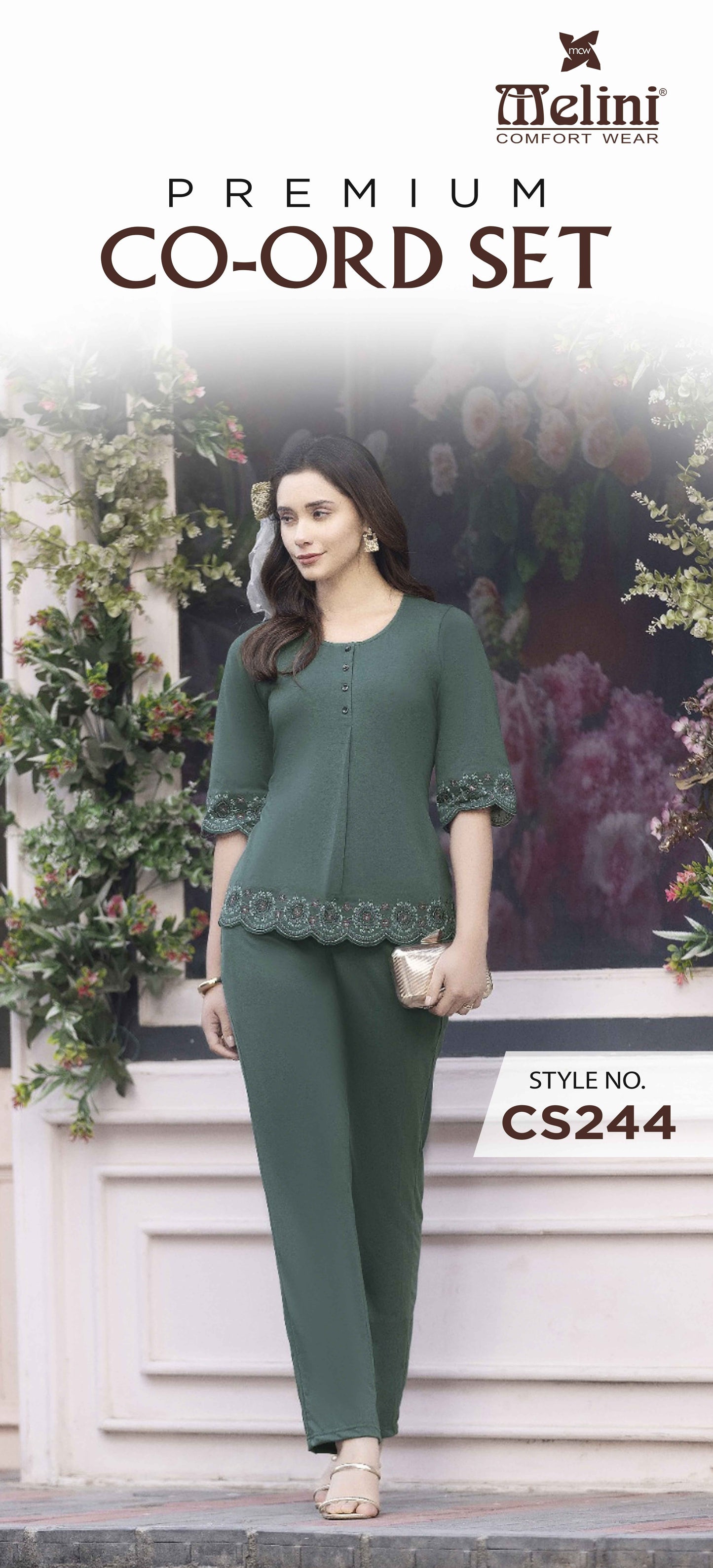 MELINI PREMIUM CO-ORD SETS [ M TO XL ]
