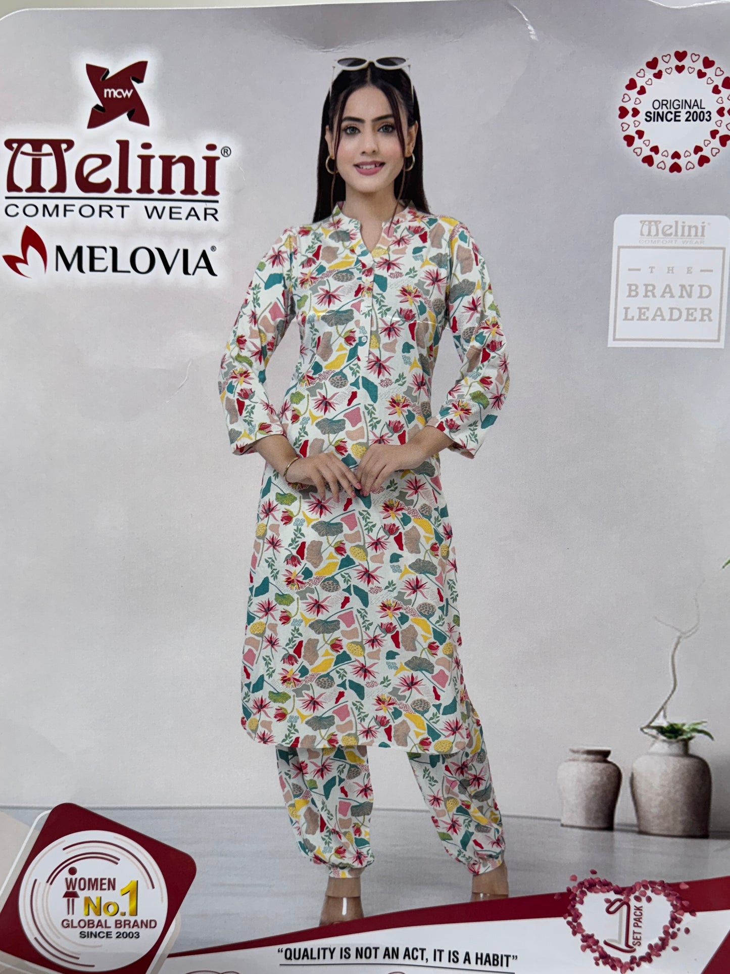 ORIGINAL MELINI NIGHT SUIT AFGANI SALWAR