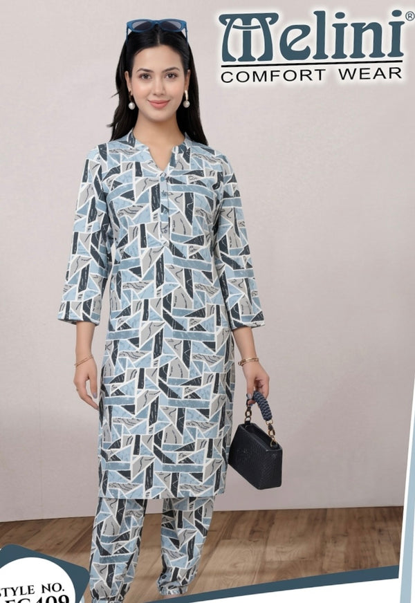 MELINI NIGHT SUIT AFGANI SALWAR [ 2XL-3XL ]