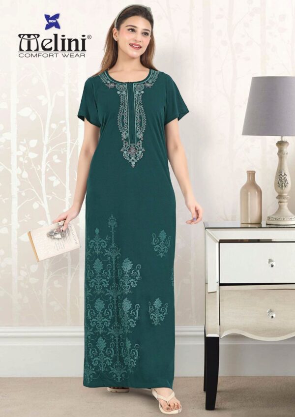 Melini Premium Women's Long Nighty – L to 3XL - Image 4