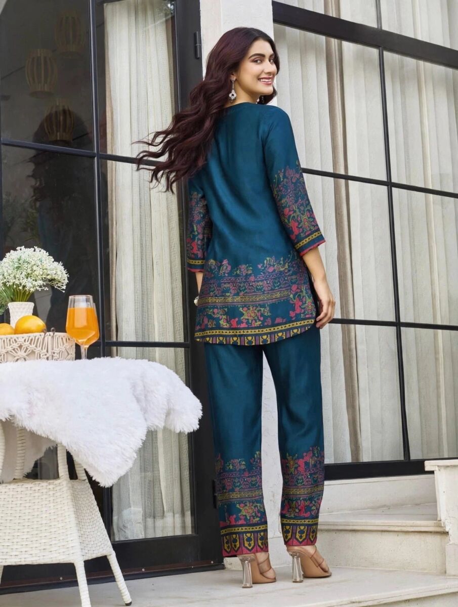 Women's Printed Premium Co-ord Set – Kurta & Pants - Image 10