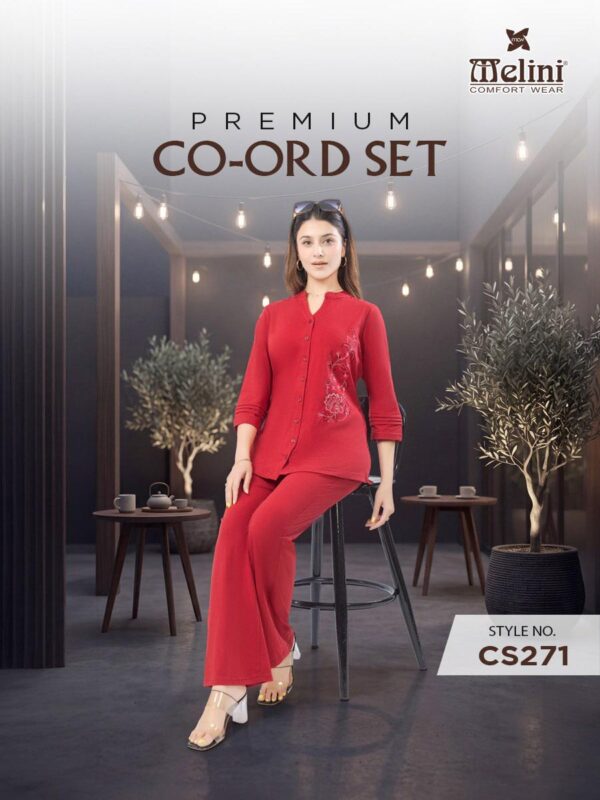 MELINI EMBROIDERED CO-ORD SET - Image 4